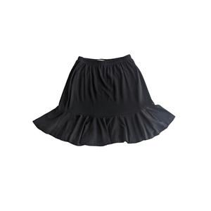 NEW AREA CODE 407 girls junior skirt with ruffle in black
